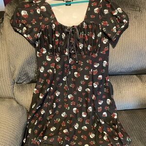 Hot Topic Black and Red Mini Dress